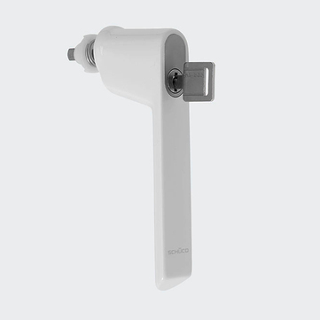 Poignée de fenêtre RAL 9010 (blanc pur)