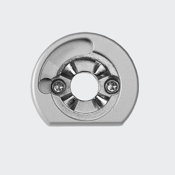 Rosette de fixation Argenté | Gauche