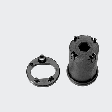 Set de réparation de paumelle de porte (paumelles en 2 parties) 