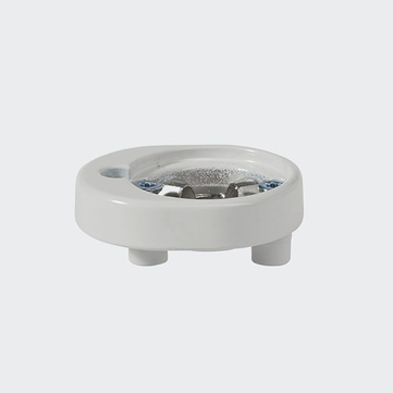 Rosette de fixation RAL 9010 (blanc pur)