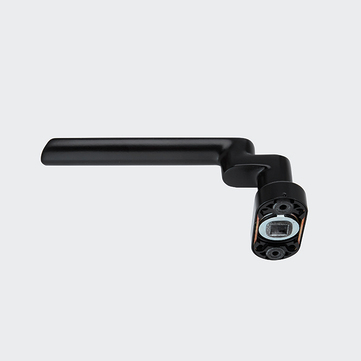 Béquilles, 240157 RAL9005 (noir profond) | Coudée
