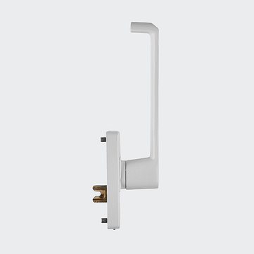 Béquille de porte droite (acier inox) 