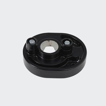 RC Befestigungsrosette RAL 9005 (Tiefschwarz)