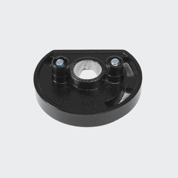 RC Befestigungsrosette RAL9005 (Tiefschwarz) | Links
