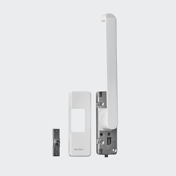 Béquille de porte droite (acier inox) 