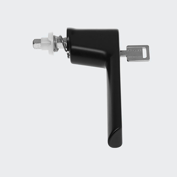 RC Fenstergriff RAL 9005 (Tiefschwarz)