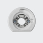 Rosette de fixation RAL9016 (blanc trafic) | Droite