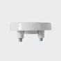 Rosette de fixation RAL9016 (blanc trafic) | Droite