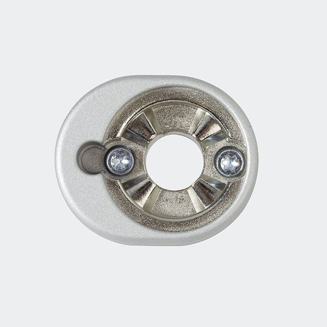 RC Befestigungsrosette Silber