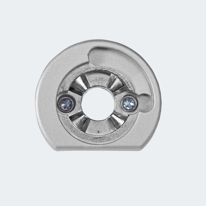 RC Befestigungsrosette Silber | Rechts