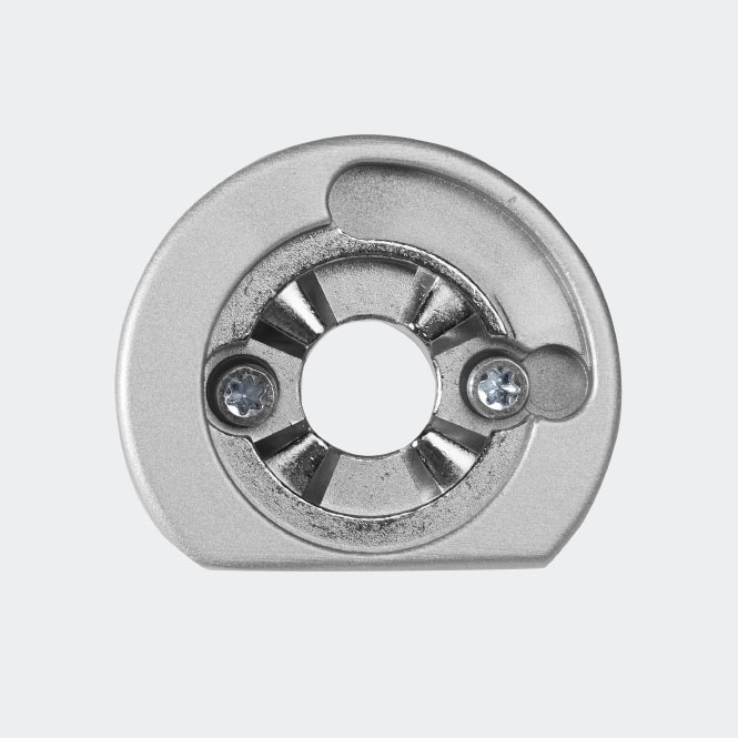 RC Befestigungsrosette Edelstahl | Rechts