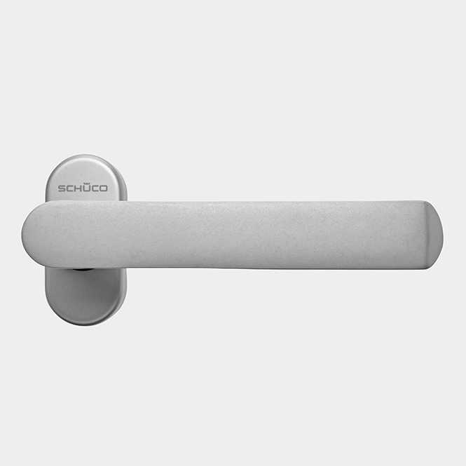 Türdrücker / Türgriff, gerade / Schüco 240152 EV1 (Silber) | Gerade
