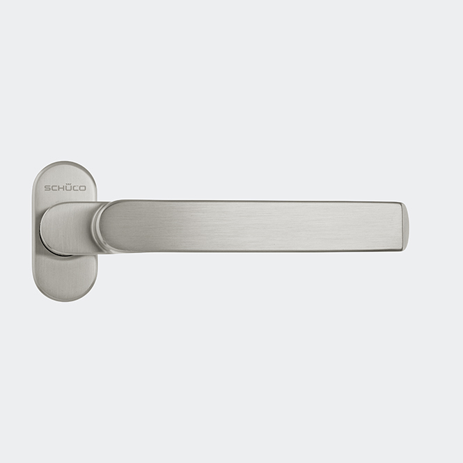 Türdrücker / Türgriff, gekröpft / Schüco 279640 Edelstahl | Gekröpft