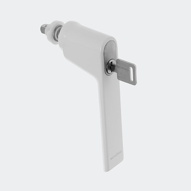 RC Fenstergriff RAL 9016 (Verkehrsweiß)