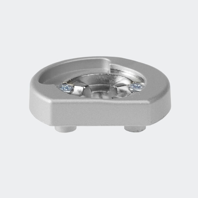 RC Befestigungsrosette Silber | Links