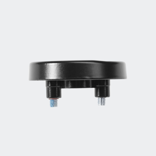 RC Befestigungsrosette RAL9005 (Tiefschwarz) | Rechts