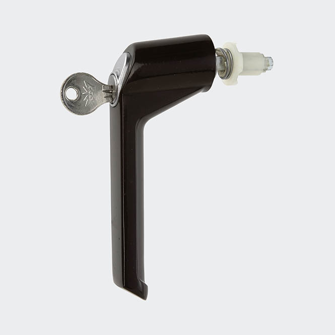 Poignée de fenêtre (à ficher) verrouillable 