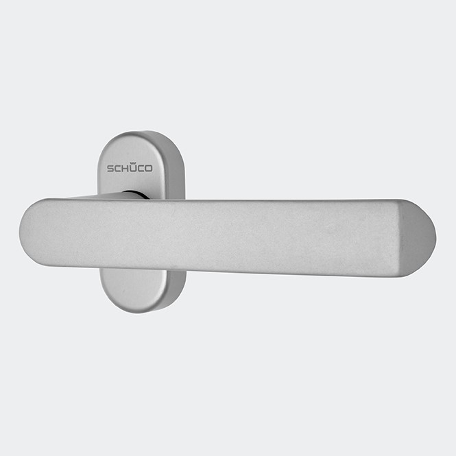 Türdrücker / Türgriff, gerade / Schüco 240152 EV1 (Silber) | Gerade