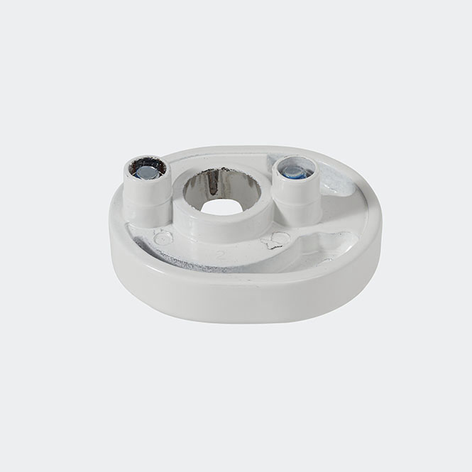 Rosette de fixation RAL 9010 (blanc pur)