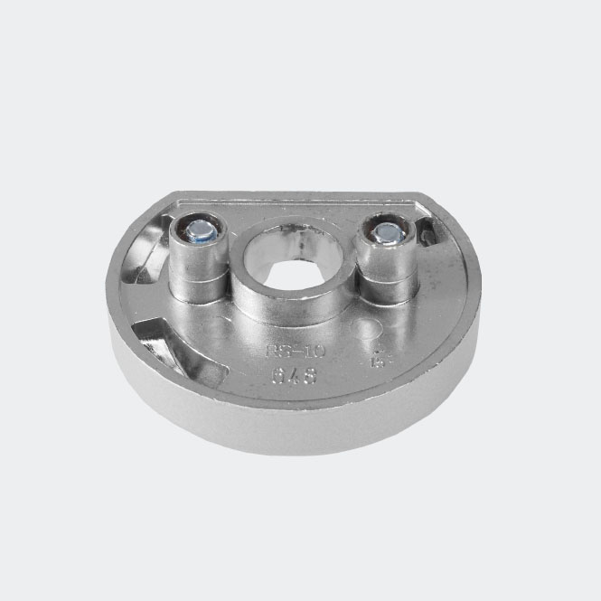 RC Befestigungsrosette Silber | Rechts