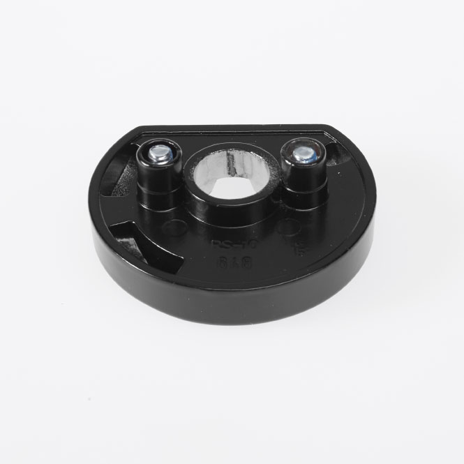 RC Befestigungsrosette RAL9005 (Tiefschwarz) | Rechts