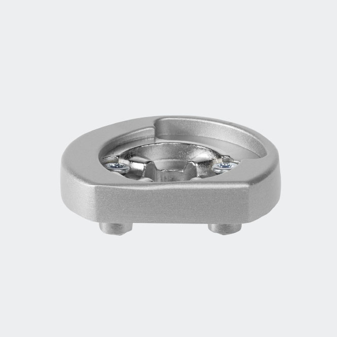 RC Befestigungsrosette Edelstahl | Rechts