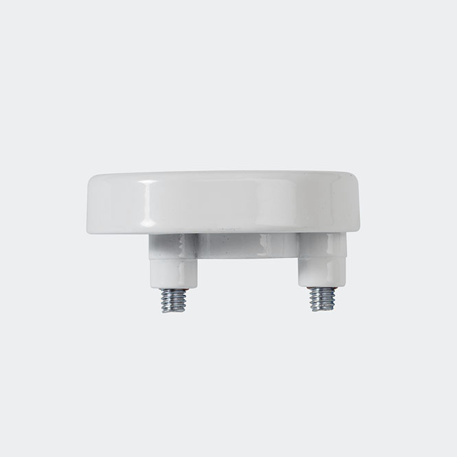 RC Befestigungsrosette RAL 9016 (Verkehrsweiß)