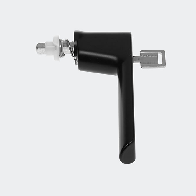 RC Fenstergriff RAL 9005 (Tiefschwarz)