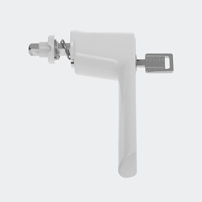 RC Fenstergriff RAL 9016 (Verkehrsweiß)