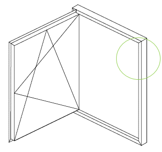 Riegelstück mit Sperre links