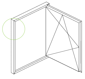 Riegelstück mit Sperre rechts