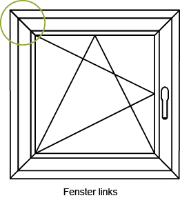 Pilier de compasblanc avec axe - Schüco Ferrure de systèmes 